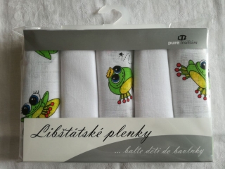 LTZ Bavlněná plena 70x70 potisk 5 ks